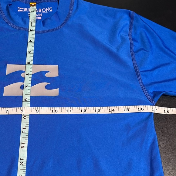 Billabong Blue UPF 50+ Rash Guard Swim Shirt - Picture 8 of 8